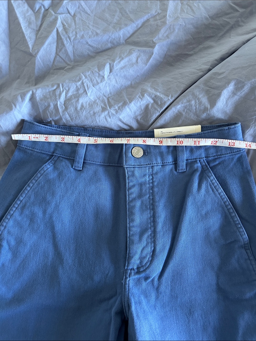 Everlane Utility Barrel Pant NWT | cornflower blue - Picture 7 of 7